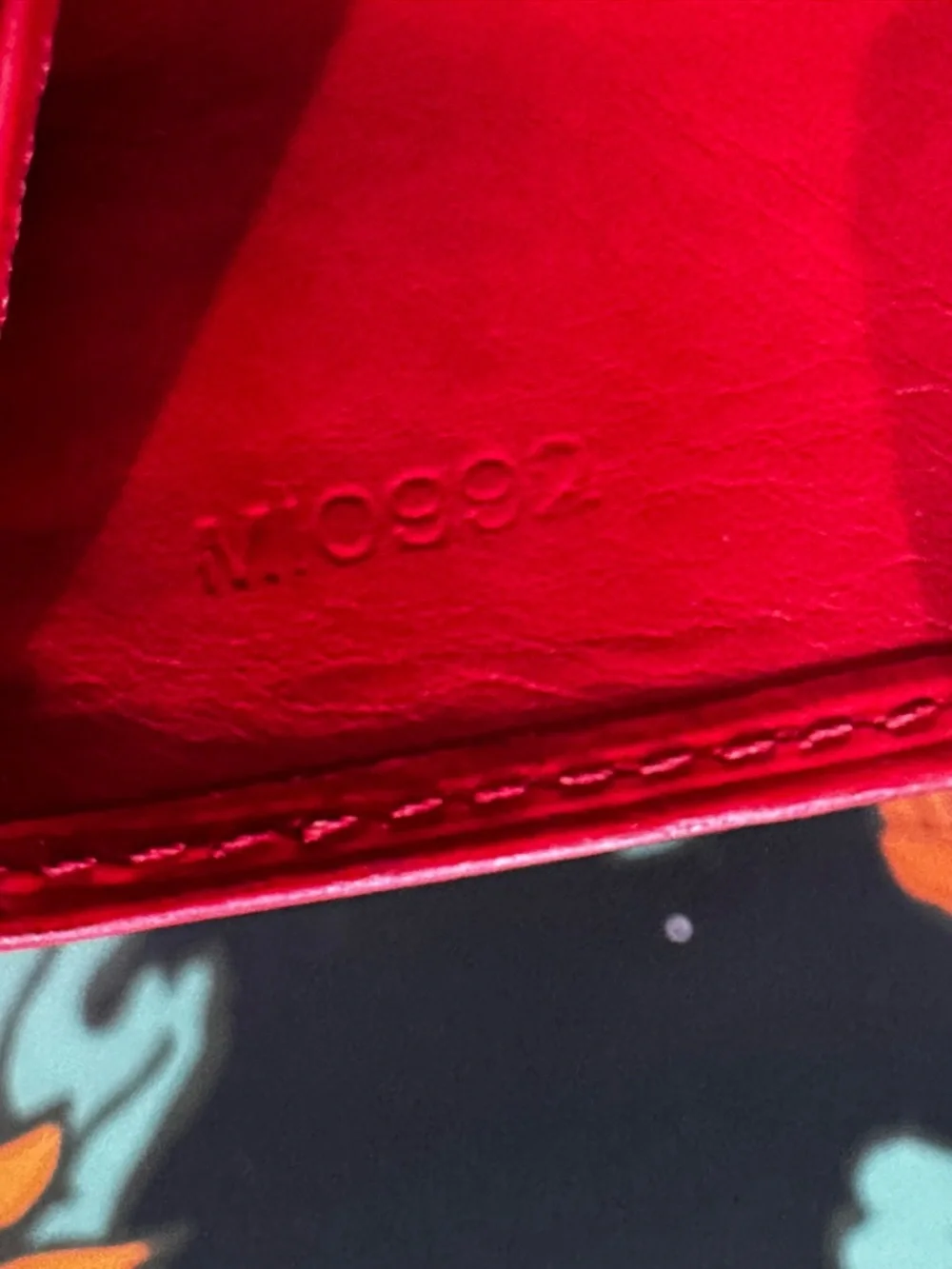 Vintage Louis Vuitton Red Epi Leather Bifold Wallet